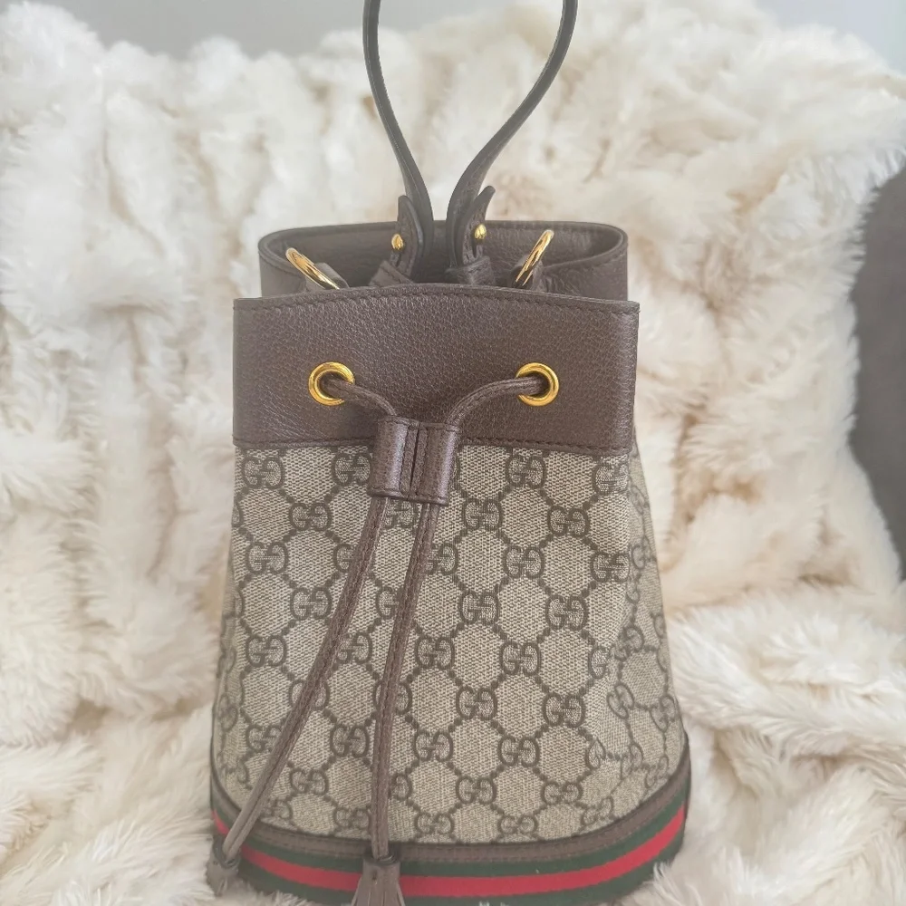 Gucci OPHIDIA SMALL BUCKET BAG - Picture 7 of 7